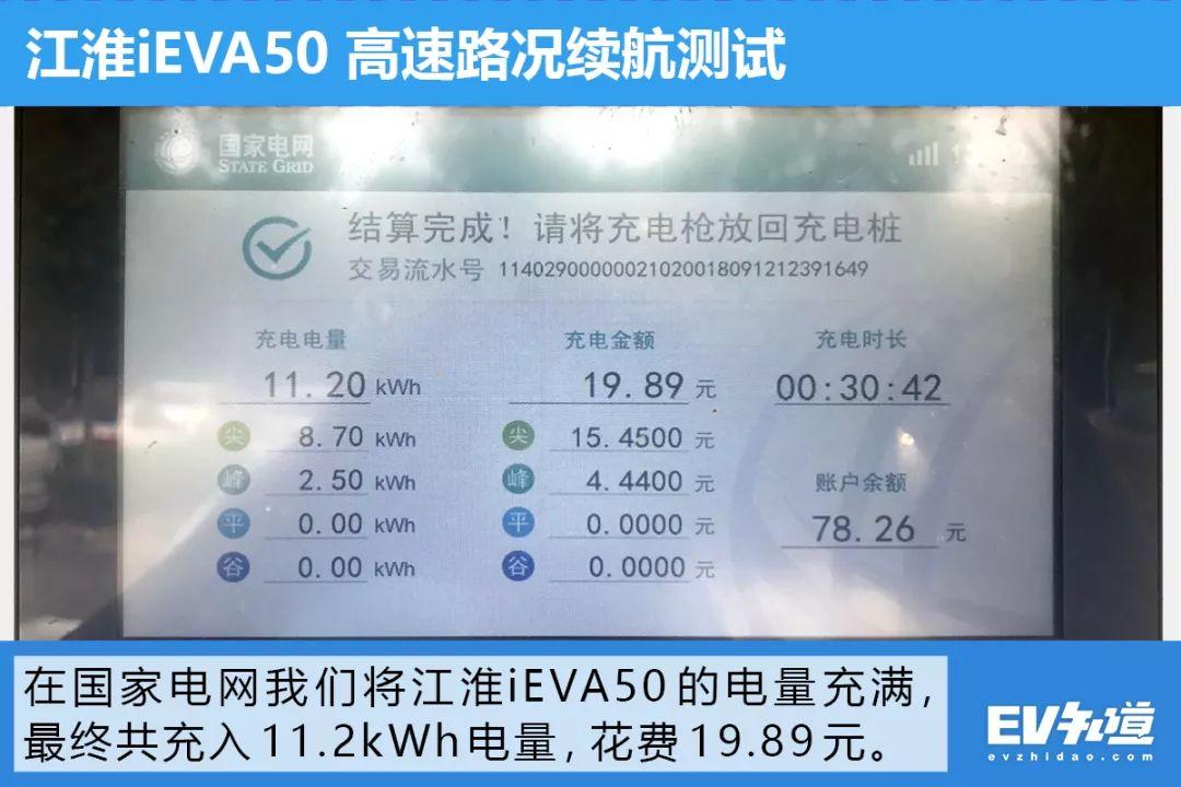 戳中电动车消费者需求痛点，江淮iEVA50续航测试