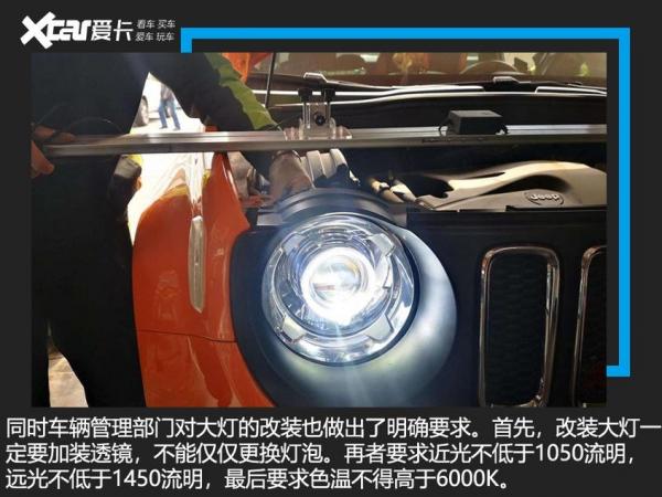改装大灯违法吗?