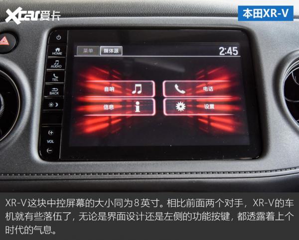 奕泽/探影/XR-V三车对比