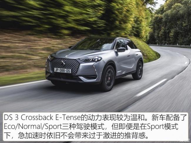 DS(进口) DS 3新能源 2019款 Crossback E-Tense
